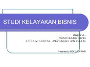 STUDI KELAYAKAN BISNIS