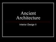 Ancient Architecture