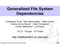 Generalized File System Dependencies PowerPoint PPT Presentation