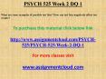 PSYCH 525 Week 2 DQ 1 PowerPoint PPT Presentation