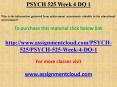 PSYCH 525 Week 4 DQ 1 PowerPoint PPT Presentation