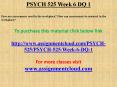 PSYCH 525 Week 6 DQ 1 PowerPoint PPT Presentation