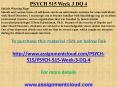 PSYCH 515 Week 3 DQ 4 PowerPoint PPT Presentation
