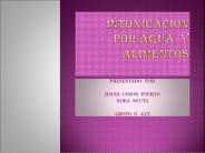 INTOXICACION  POR AGUA Y ALIMENTOS