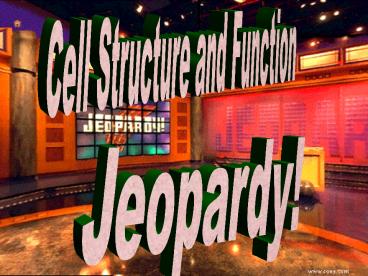 Middle East Jeopardy