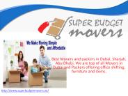 Movers and packers Abu Dhabi