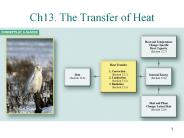 Ch13. The Transfer of Heat