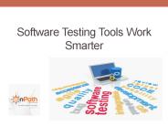 Software Testing Tools Work Smarter