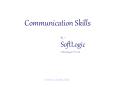 Communication Skills PowerPoint PPT Presentation