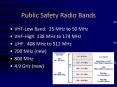 Public Safety Radio Bands PowerPoint PPT Presentation