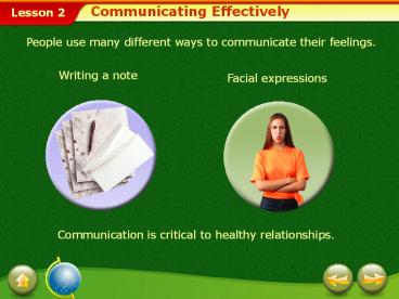 Communicating Effectively