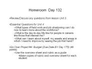 Homeroom Day 132