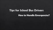 Tips for School Bus Drivers