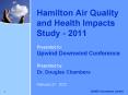 Hamilton Air Quality and Health Impacts Study - 2011 PowerPoint PPT Presentation