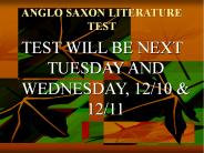 ANGLO SAXON LITERATURE TEST