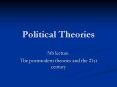Political Theories PowerPoint PPT Presentation