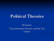 Political Theories