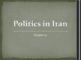 Politics in Iran PowerPoint PPT Presentation