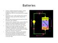 Batteries PowerPoint PPT Presentation