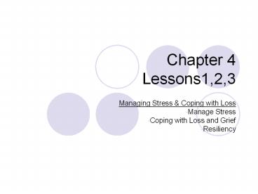 Chapter 4 Lessons1,2,3