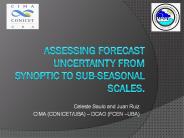 Assessing forecast uncertainty from synoptic to sub-seasonal scales.