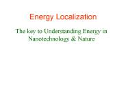 Energy Localization