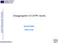 Disaggregation of CAPRI results PowerPoint PPT Presentation