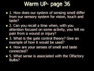 Warm UP- page 36