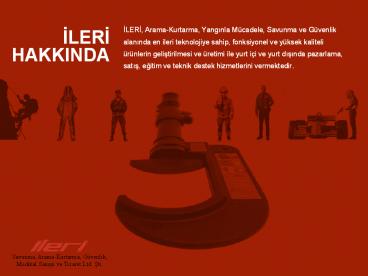 ILERI, Arama-Kurtarma, Yanginla M