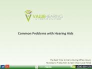 Common Problems with Hearing Aids