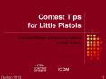 Contest Tips for Little Pistols PowerPoint PPT Presentation