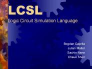 LCSL Logic Circuit Simulation Language