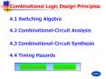 Combinational Logic Design Principles PowerPoint PPT Presentation