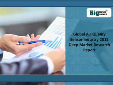 2015: Year of the Global Air-Quality Sensor Industry