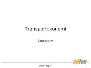Transportekonomi