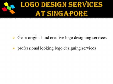 Logo Designing Services at Singapore
