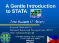 Intro to Stata PowerPoint PPT Presentation