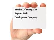 Benefits Of Hiring The Reputed Web Development Company