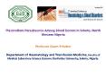 Plasmodium Parasitaemia Among Blood Donors in Sokoto, North Western Nigeria PowerPoint PPT Presentation