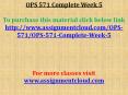 OPS 571 Complete Week 5 PowerPoint PPT Presentation
