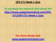 OPS 571 Week 1 Quiz PowerPoint PPT Presentation