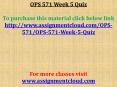 OPS 571 Week 5 Quiz PowerPoint PPT Presentation