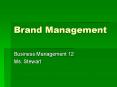 Brand Management PowerPoint PPT Presentation
