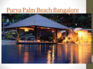 Purva Palm Beach Bangalore, Residential Apartments Bangalor