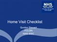 Home Visit Checklist PowerPoint PPT Presentation