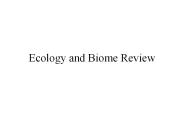 Ecology and Biome Review