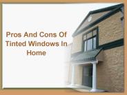 Pros And Cons Of Tinted Windows In Home