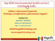 sap ehs online training in pune