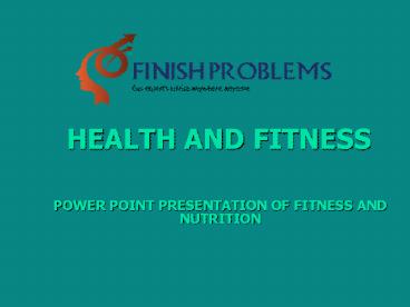 Health and fitness expert advice & suggestion