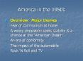 America in the 1950s PowerPoint PPT Presentation